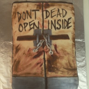 Walking Dead Inspired Cake