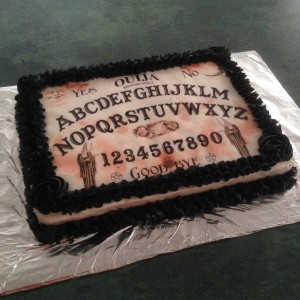 Ouija Board Cake