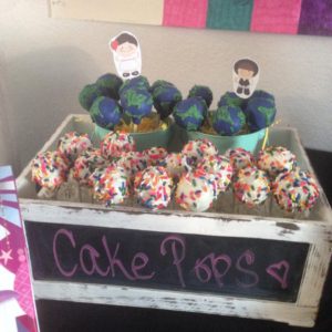 small world cake pops