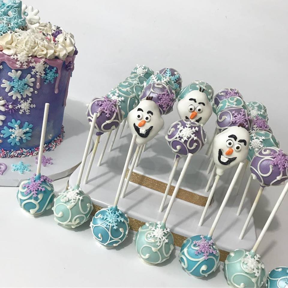 Frozen cake pops